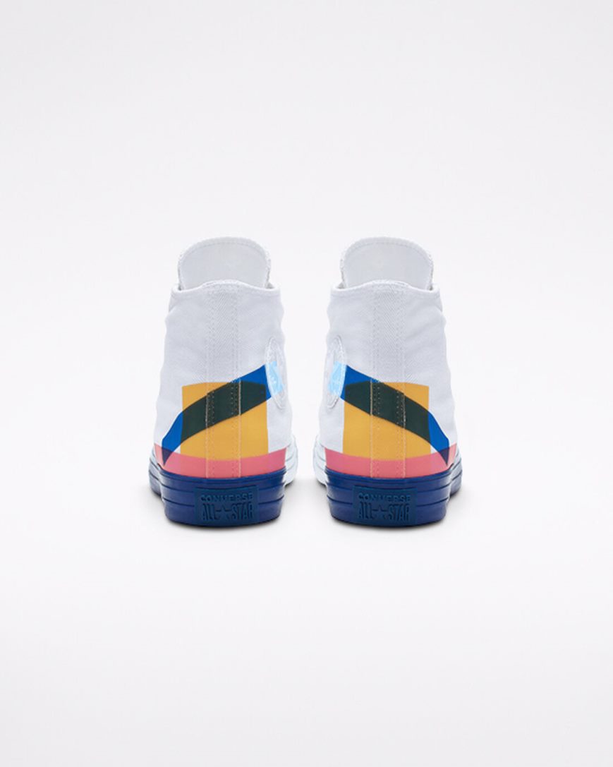 Women's Converse Chuck Taylor All Star Space Racer High Top High Top Shoes White / Blue / Red | AU C6380M